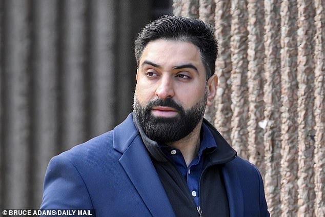 Shamraze Arshad (pictured) was criticized by his international student victim for 'ruining the image of Britain's big police force'