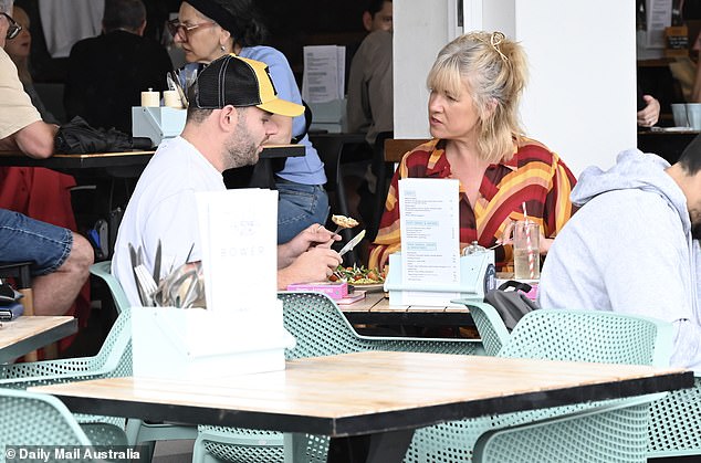 Married At First Sight's Lucinda Light has been spotted dining al fresco with her co-star Tristan Black during a rare public appearance in Sydney's Manly