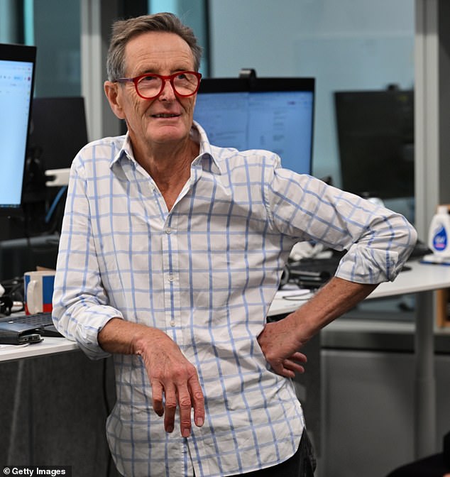 Paul Barry was in a reflective mood in his production office at ABC headquarters in Sydney before filming his farewell episode to the media.