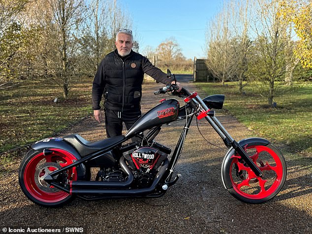 Great British Bake Off star Paul Hollywood is offering his impressive Chopper to the highest bidder