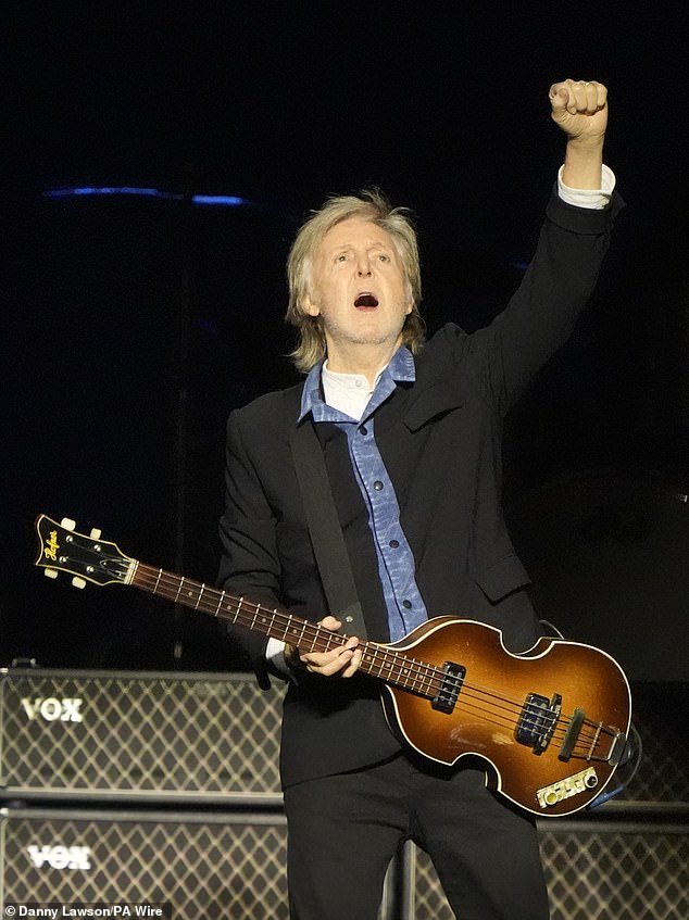 Before his performance the night before, Paul was full of personal anecdotes as he took to the stage at London's O2 Arena