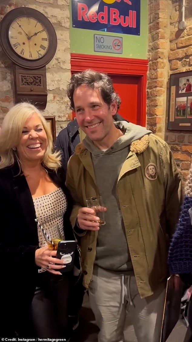 Paul Rudd, 55, shocked locals after stopping by for a drink and a sing-along at a Dublin pub on Friday, where he was spotted enjoying a traditional Irish spirit