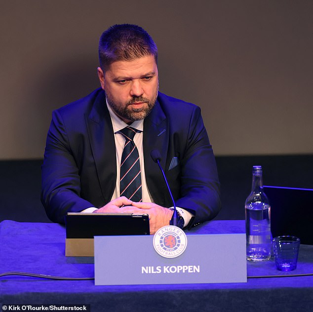 Nils Koppen was recently appointed technical director of Rangers