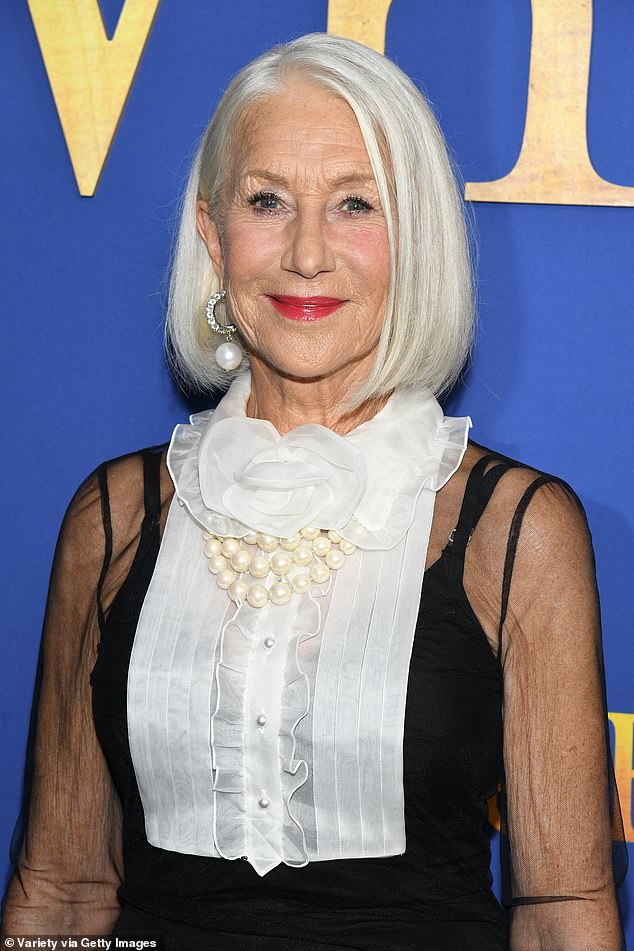 In addition to Tom, the star-studded cast also includes Oscar-winning actress Helen Mirren (pictured in September) and former James Bond star Pierce Brosnan