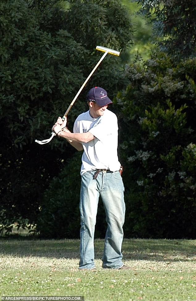 Prince Harry enjoys practicing polo at a family friend's Polo Farm in Argentina