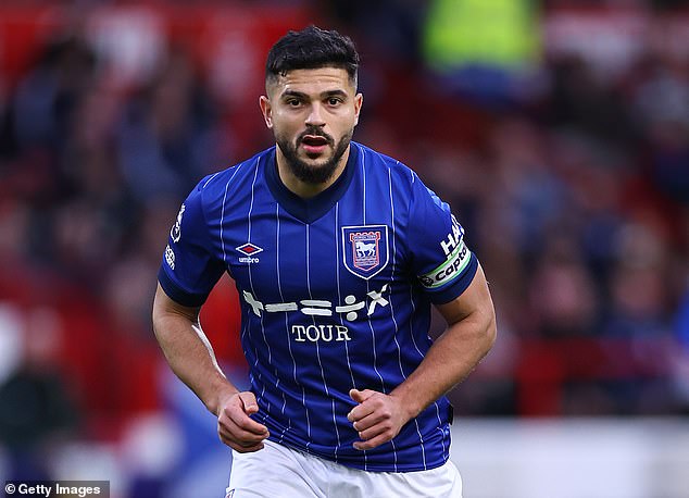 Ipswich captain Sam Morsy (pictured) did not wear a rainbow bracelet this weekend and he opted to stop wearing it on Tuesday evening