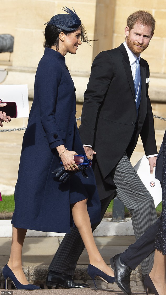 Harry wore a three-piece Givenchy suit to Princess Eugenie's wedding in 2018