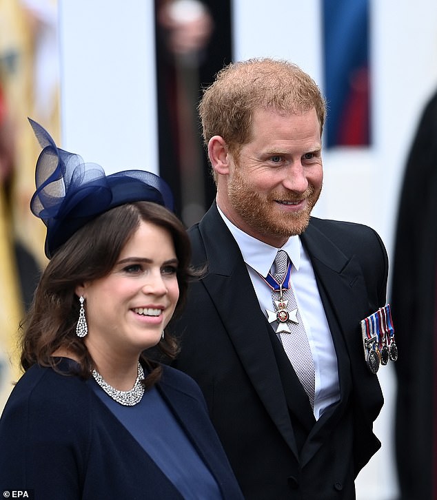 Harry, 40, and his wife Meghan Markle (not pictured) have reportedly invited the 34-year-old royal (above) and her family to spend time with them in California over the holidays