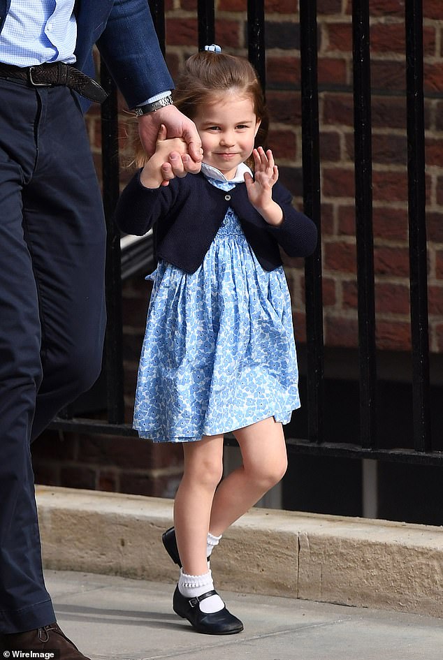 It's a style loved by Princess Charlotte, nine, who has often been seen in a very similar version of the patterned dress, with a similar cut. In the photo in 2018