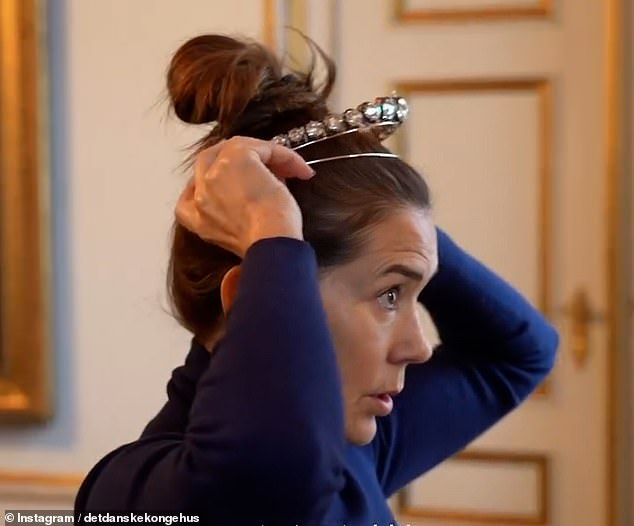 Queen Mary of Denmark has spectacularly marked the end of her first year as monarch by transforming a historic belt into a dazzling new tiara