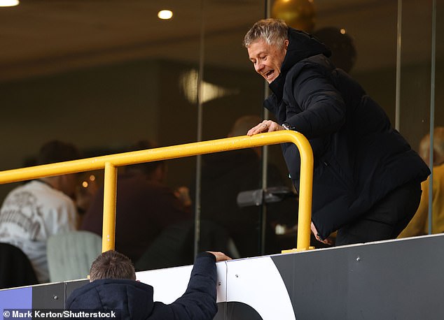 Ole Gunnar Solskjaer was in Molineux on Saturday afternoon to watch Wolves vs Ipswich