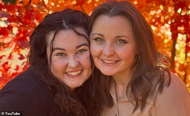 Sabrina, 24, left, and Jessica Wilhite, 22, right, of Gilbert, Arizona, were seriously injured in a horrific crash involving a suspected drunk driver along a country road