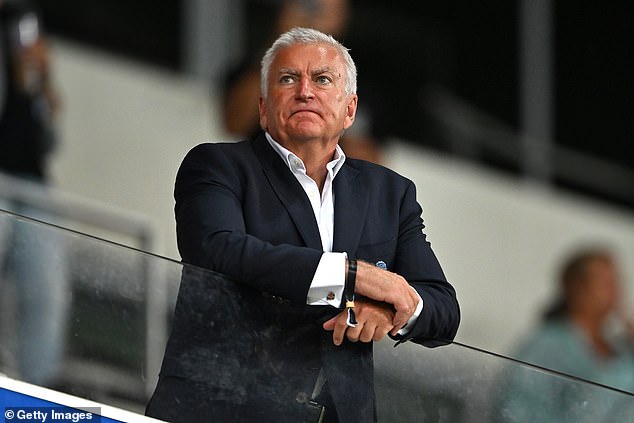 His decision came after CEO Bill Sweeney (pictured) was given a Hue bonus, despite the RFU announcing a £37 million loss.