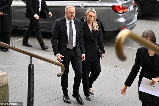 Anthony Albanese is Australia's worst economic manager in more than a generation – and that's no exaggeration (the Prime Minister is pictured with his fiancée Jodie Haydon)