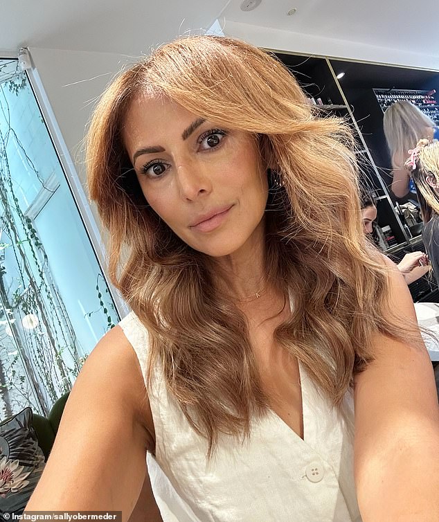 The Real Housewives of Sydney star revealed her stunning 'holiday hair' transformation on Instagram on Monday with a stunning mirror selfie