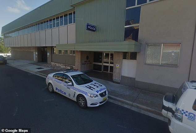 The 23-year-old man was arrested at Maitland police station on Friday (pictured).