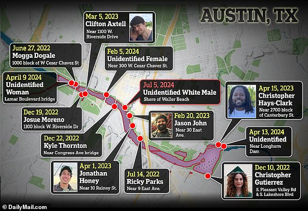 Serial killer fears grip Austin as another body is found