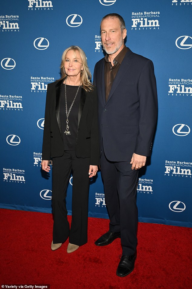 Sex And The City star John Corbett looked loved up with his Bond Girl wife Bo Derek at the Santa Barbara International Film Festival on Wednesday