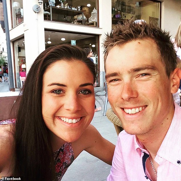 Melissa Hoskins (left) died after being struck by a car driven by her husband Rohan Dennis (right) outside their Adelaide home in December 2023