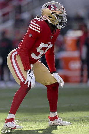 San Francisco 49ers linebacker De'Vondre Campbell declined to participate in the team's TNF game