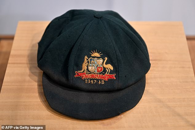 Sir Don Bradmans iconic Baggy Green Australia cap sells for