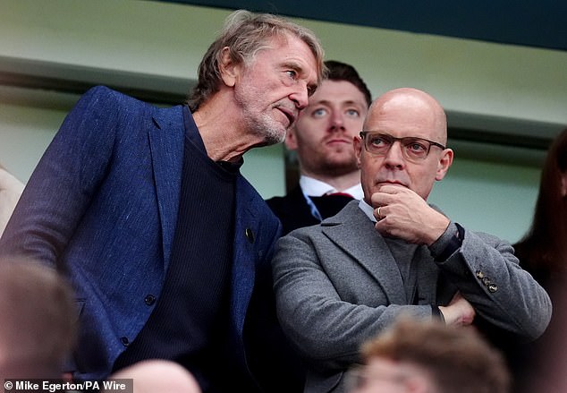 Christmas Eve will mark the anniversary of Sir Jim Ratcliffe's (left) £1.3 billion minority takeover of Manchester United