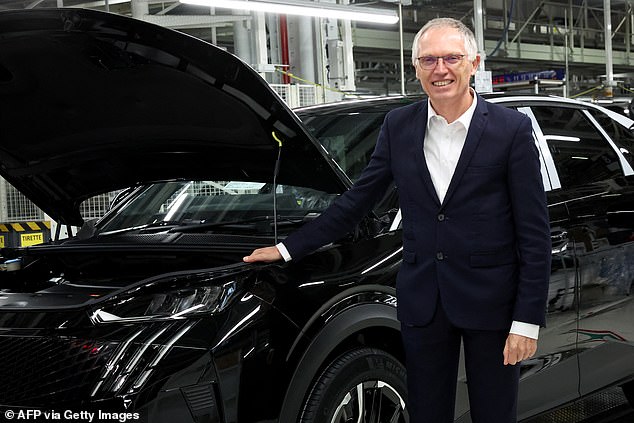 Resignation: Stellantis boss Carlos Tavares has quit just days after the company announced the closure of the Vauxhall factory in Luton