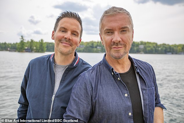 TV presenters Colin McAllister and Justin Ryan 'nearly froze to death' in their Range Rover on Friday the 13th