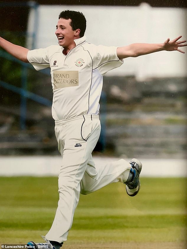 Cricketer Jake Neary, 31, from Helmshore, Lancashire, was lying in the alley smoking a cigarette when he was hit by an Audi A5 in Rawtenstall in July