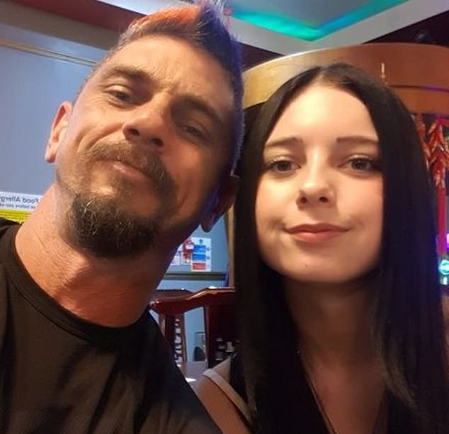 Chloe Renshaw, 15, from Plymouth (pictured right) started complaining in October of knee pain so severe she would cry on the sofa at night. Her father Adam Renshaw, 43, (pictured left) took her to the local minor injuries unit where she was reassured they were 'growing pains'.