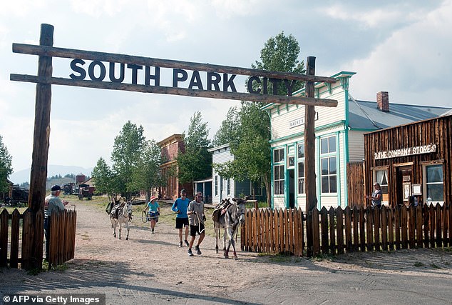 The mountain town of Fairplay is famous for being the inspiration for the long-standing satirical cartoon South Park (photo: Fairplay's open-air museum of the gold mining town)