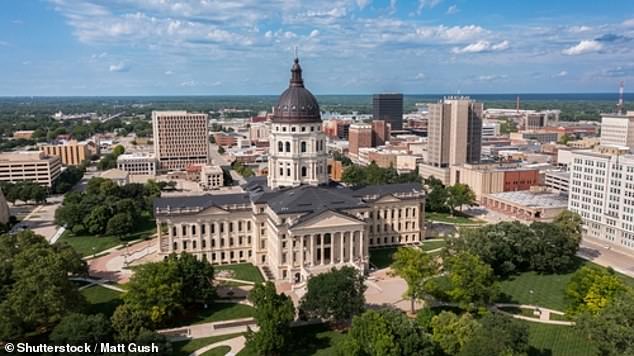 Topeka, Kansas (pictured) has launched a new program that allows anyone from across the country to move there and earn up to $15,000