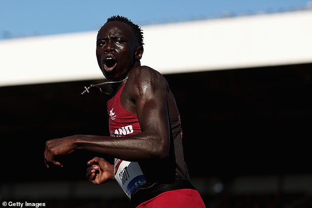 Gout Gout, 16, broke Norman's long-standing record in the 200 meters at the Australian All School Athletics Championships in Brisbane