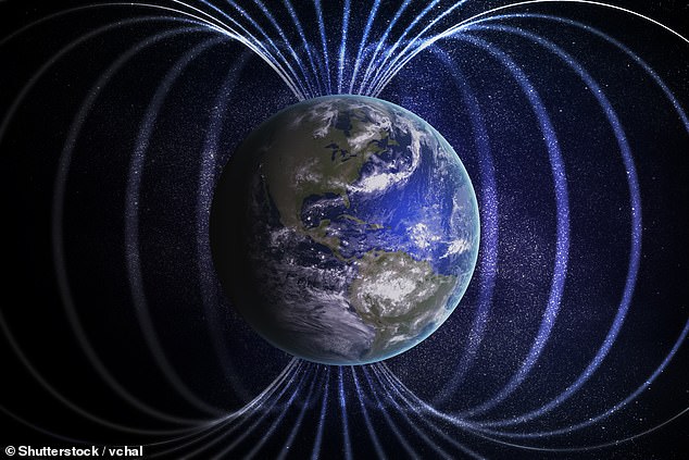 Earth's magnetic pole is not aligned with true north, which can cause problems for devices that use the magnetic field to orient themselves