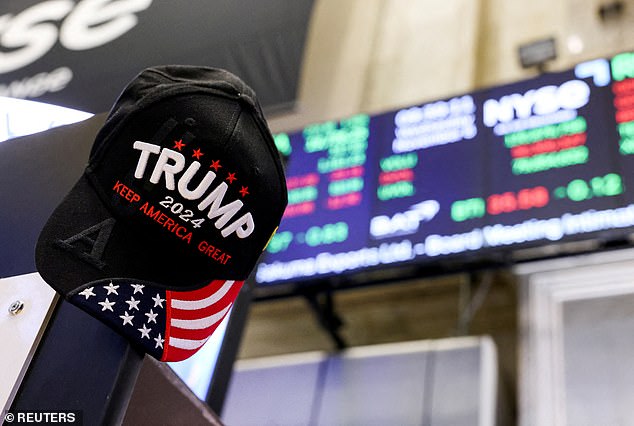 The stock market soared on news that Trump had won a second term