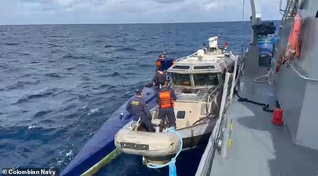 The Colombian Navy seized three "narco-submarines" cocaine smuggling across the Pacific Ocean from South America to Australia, as part of a massive bust that saw drugs worth more than $8 billion seized in six weeks