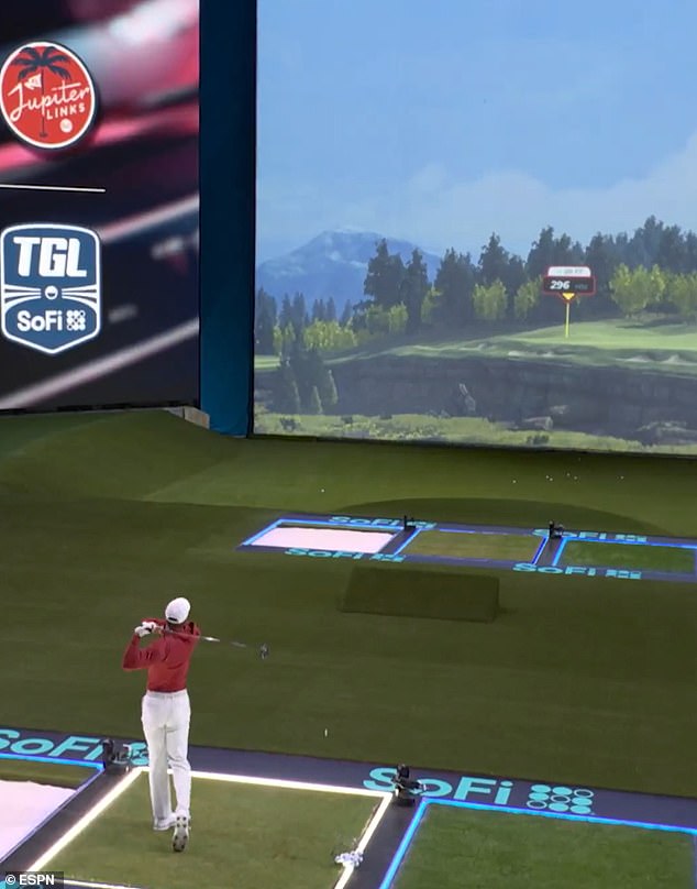 Tiger Woods teased golf fans with a behind-the-scenes look at the TGL arena