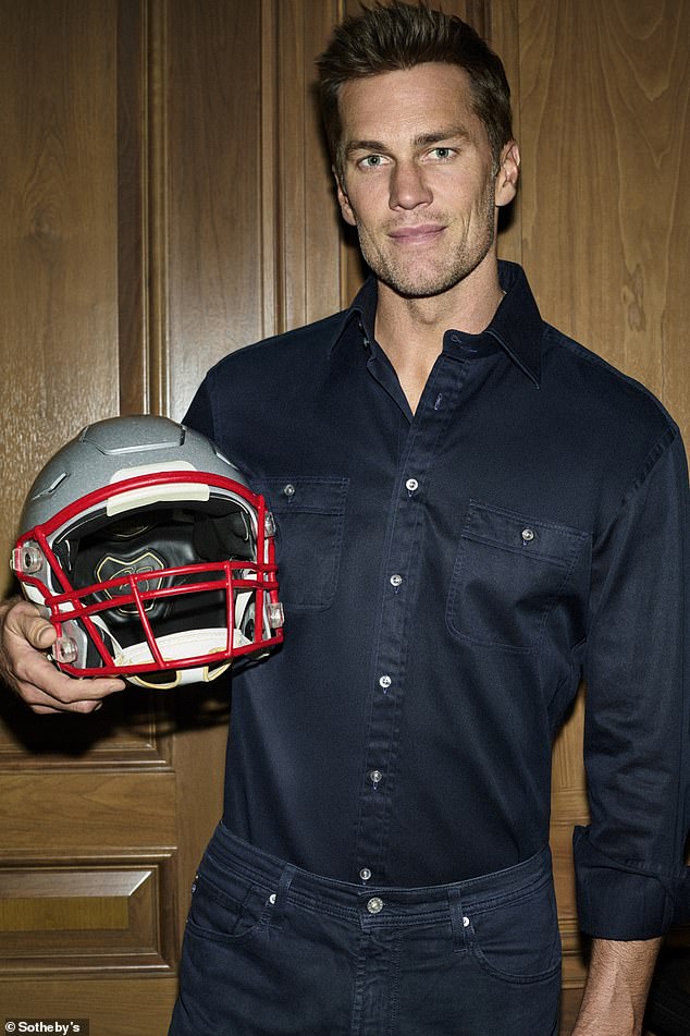 A collection of Tom Brady items sold for more than $9 million at a Sotheby's auction on Tuesday