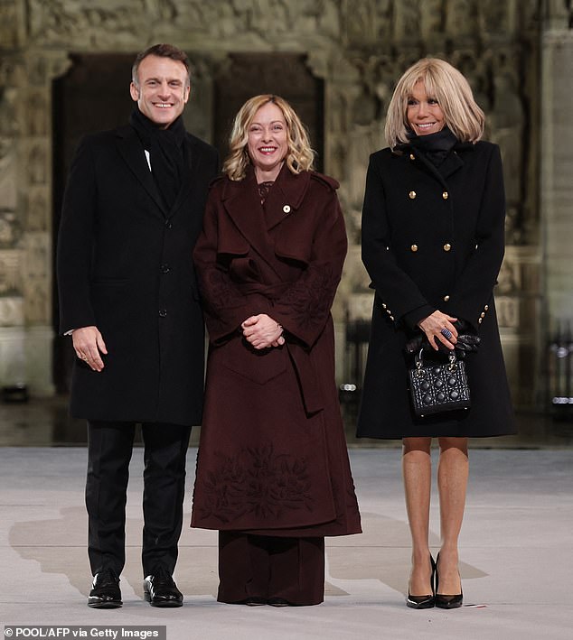 The Republican also called Italian Prime Minister Giorgia Meloni (center) a 