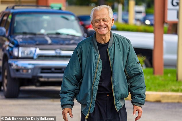 Peter Navarro when he reported to prison in March to serve a four-month prison sentence