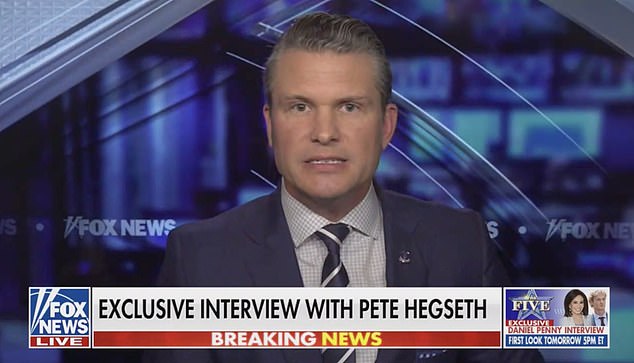 Defense Secretary nominee Pete Hegseth remained defiant during a Monday night interview with Fox News Channel's Sean Hannity