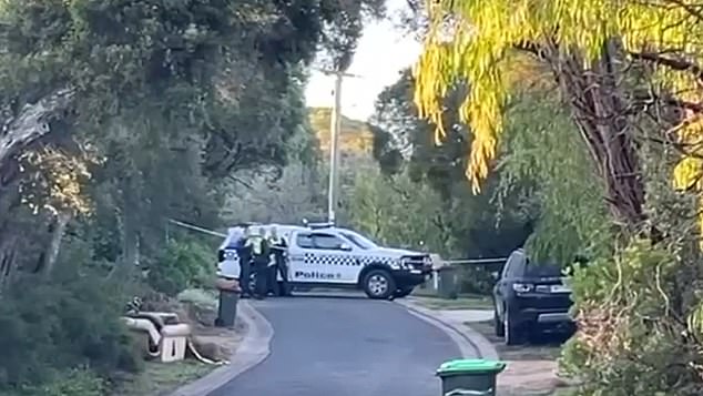 Police have surrounded the house on Parson St, Rye following an incident on Monday morning