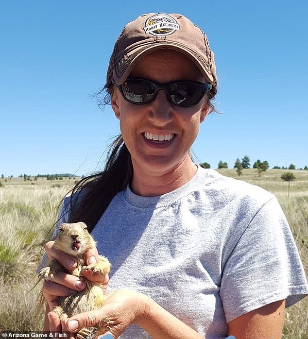 Holly Hicks, a small mammal management specialist, led the project