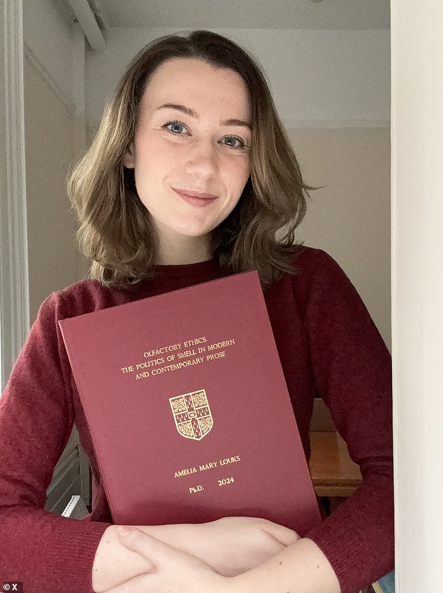 A young woman has been mercilessly targeted online and even received death threats after sharing her dissertation online