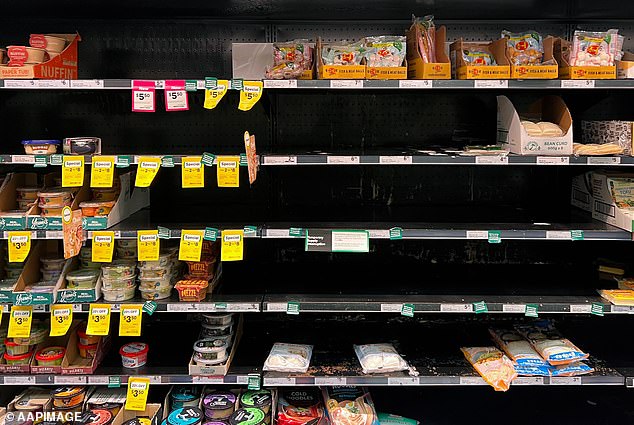 Products are missing from some Woolworths supermarkets due to ongoing industrial action