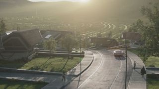 A shot of the idyllic suburbs of Attin in Star Wars: Skeleton Crew