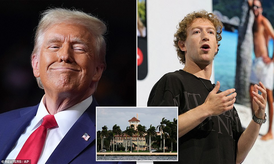 The night before Thanksgiving, Facebook creator and Meta CEO Mark Zuckerberg had dinner with newly elected President Donald Trump at Mar-a-Lago. The top tech entrepreneur has broken bread with the new president because he wants to play an 