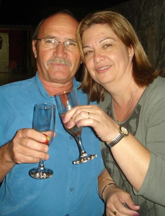 Joao Silva Dos Anjos (left) was one of seven people who attended the traditional meal on December 23, with Zeli Dos Anjos, 61, regularly making the festive treat