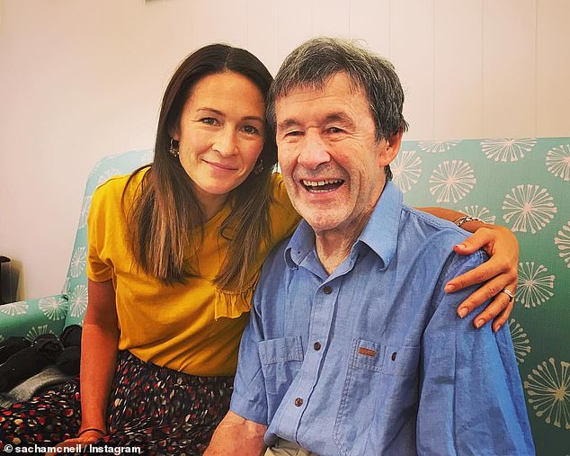 Bob's daughter Sacha McNeil (pictured), herself a reporter for TVNZ, took to Instagram to share a sweet tribute to her late father