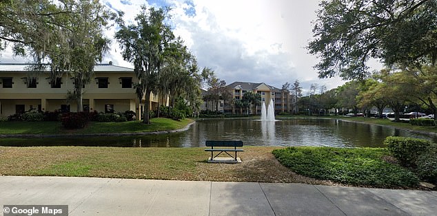 Akbari claims in her lawsuit that the hotel and its management failed to maintain the retention pond and allowed 